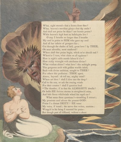 Pensamientos nocturnos de Young, Página 80 de William Blake